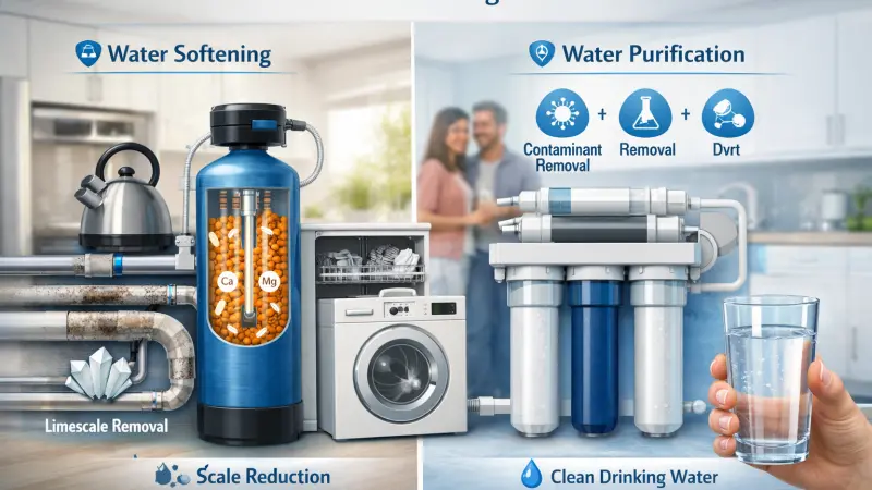 Water Softening vs Purification Guide for UK Homes