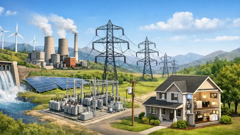 How Electricity is Made and Delivered to Your UK Home And Business