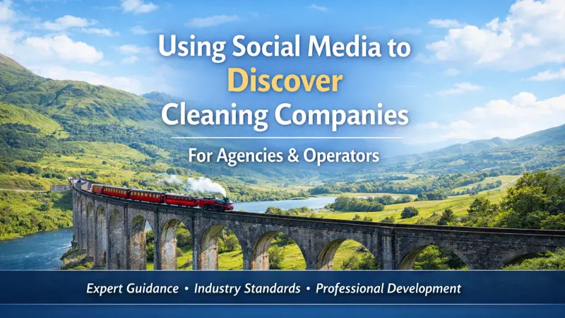 Using Social Media to Discover Cleaning Companies
