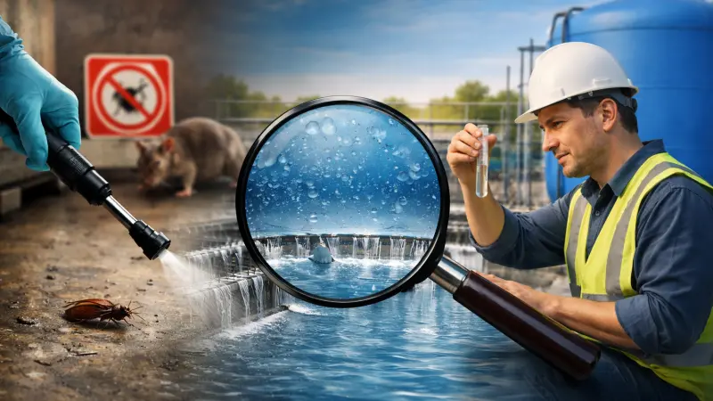 The Role of Pest Control in Maintaining Water Quality