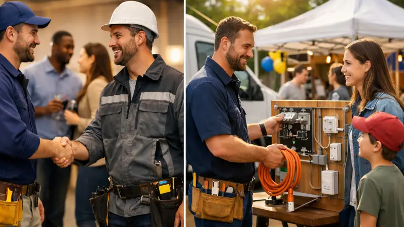 Networking and Community Engagement for UK Electricians