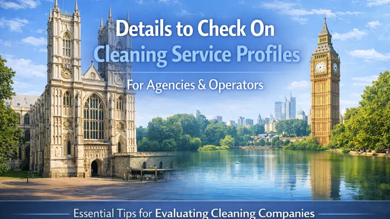 Essential Details to Check on Cleaning Service Profiles