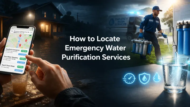 Locate Emergency Water Purification Services Across the UK Quickly