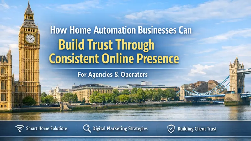 How Home Automation Businesses Can Build Trust Through Consistent Online Presence