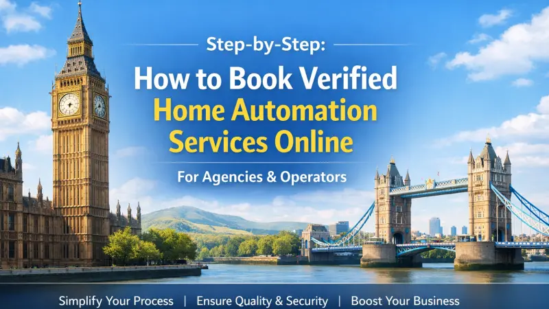 Step by Step How to Book Verified Home Automation Services Online