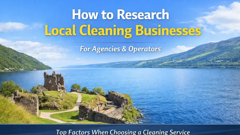 How to Research Local Cleaning Businesses Guide