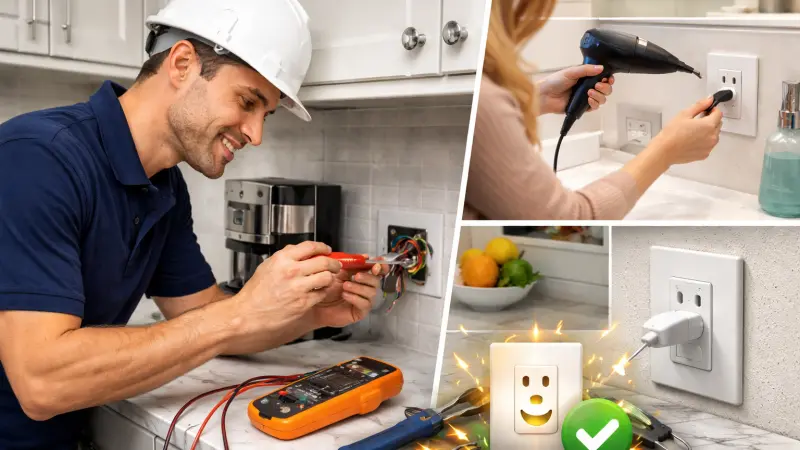 Faulty Kitchen And Bathroom Outlets Fix It Fast UK Guide