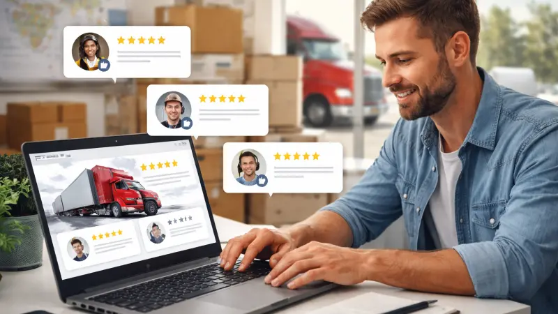 Using Testimonials to Strengthen Freight Listings
