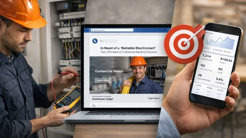 Electrical Lead Generation Targeted Content Strategy UK