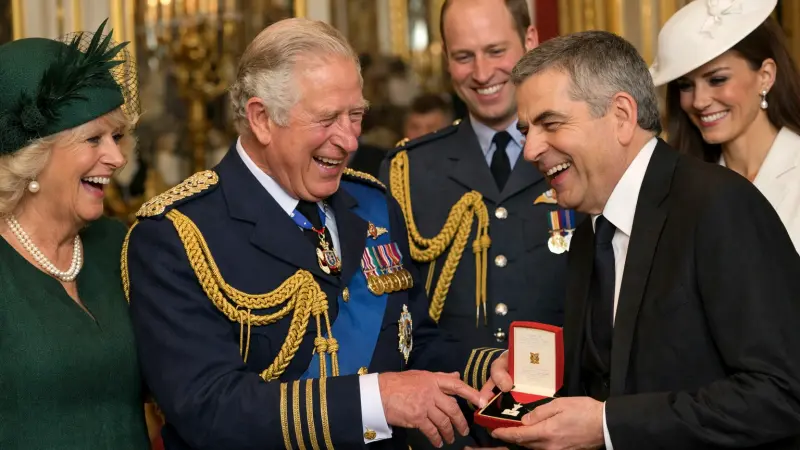 King Charles Shares Light Moment as Royal Family Honours British Celebrity