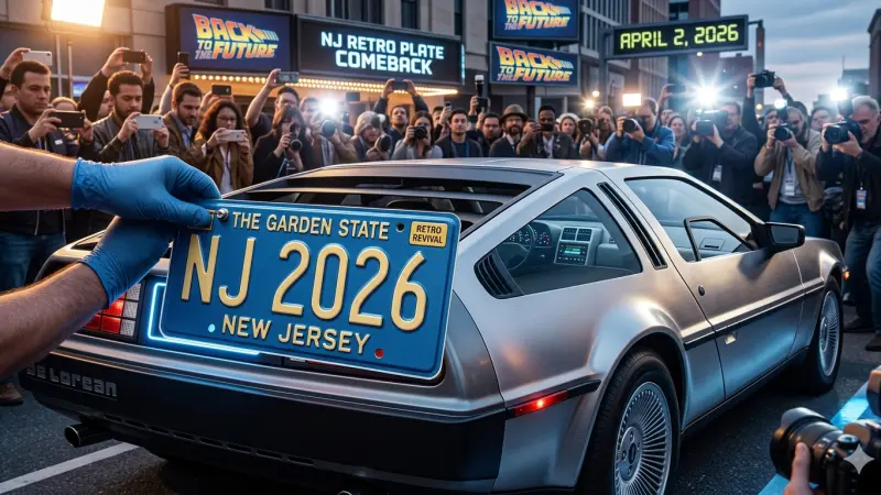 Back to the Future How New Jerseys 1980s Blue License Plates Would Make a Comeback