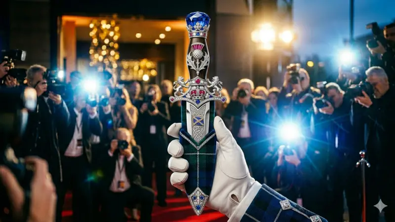 Royal Elegance A Sgian Dubh Bling Enough for a King