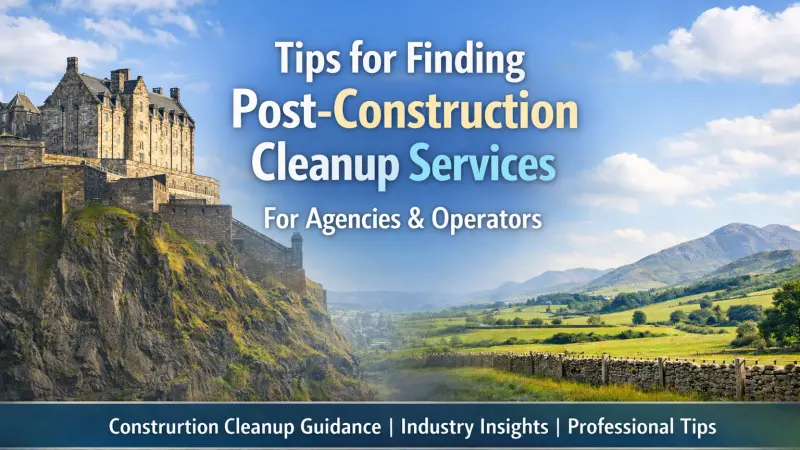 Tips for Finding Post Construction Cleanup Services