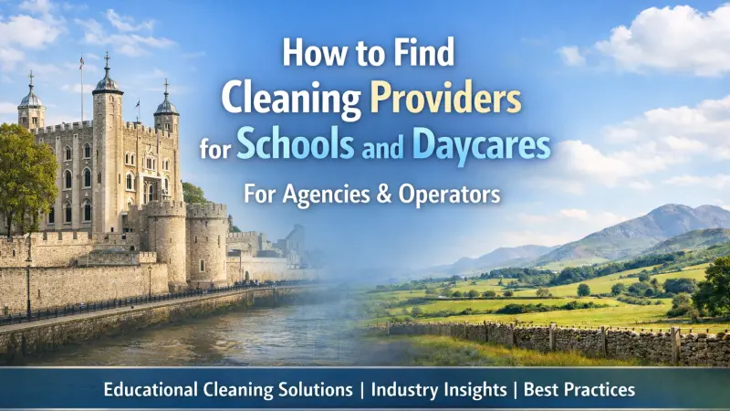 Finding Cleaning Providers for Schools and Daycares