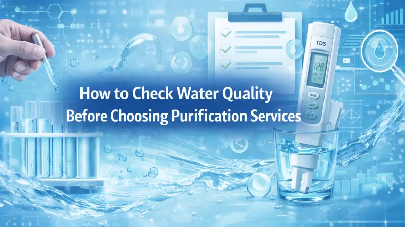 Water Quality Assessment Guide for UK Purification Services