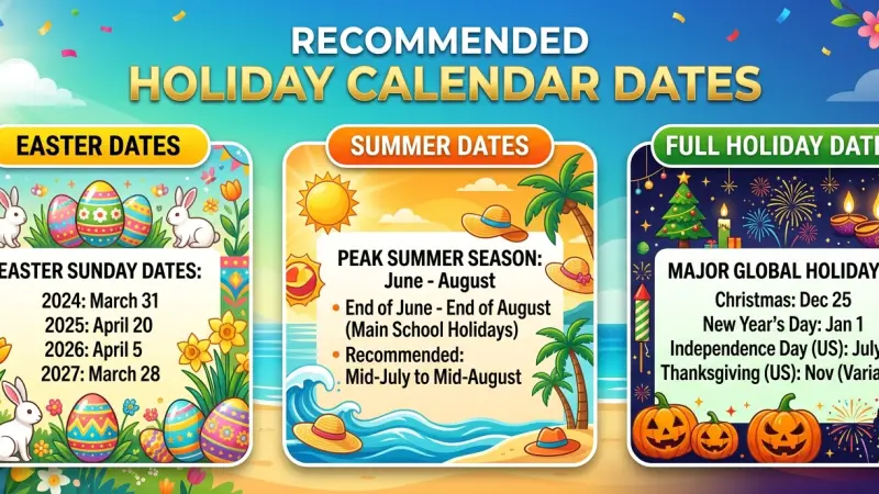 SCHOOL HOLIDAY BREAKS 2026 EASTER SUMMER FULL HOLIDAY CALENDAR DATES