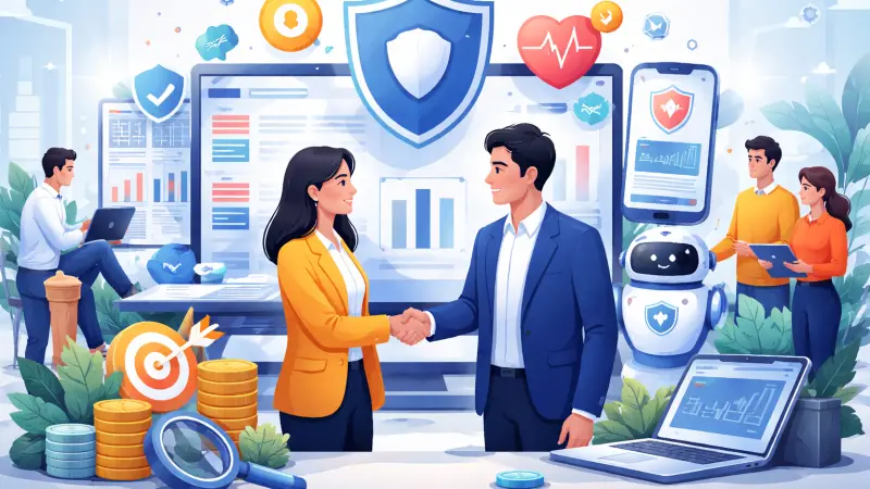What partnerships between insurance and tech companies fuel marketing success
