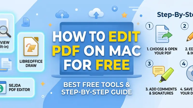How To Edit PDF On Mac For Free Best Free Tools Step By Step Guide