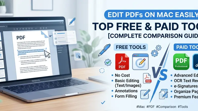 Edit PDFs On Mac Easily Top Free Paid Tools Complete Comparison Guide
