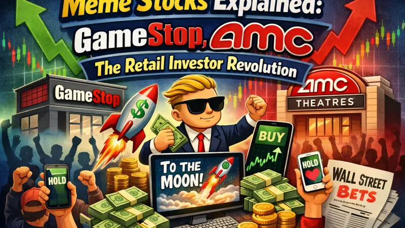 Meme Stocks Explained GameStop  AMC  The Retail Investor Revolution