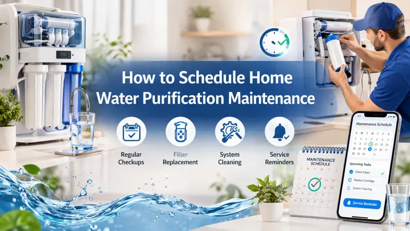 How to Schedule Home Water Purification Maintenance in the UK