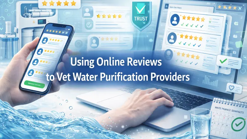 Vetting Water Purification Providers via Online Reviews for UK Homes