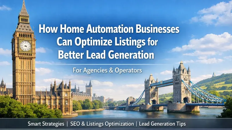 How Home Automation Businesses Can Optimize Listings for Better Lead Generation