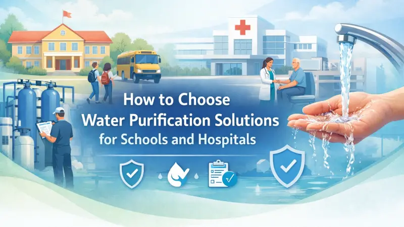 Professional Water Purification Solutions for Schools and Hospitals in the UK