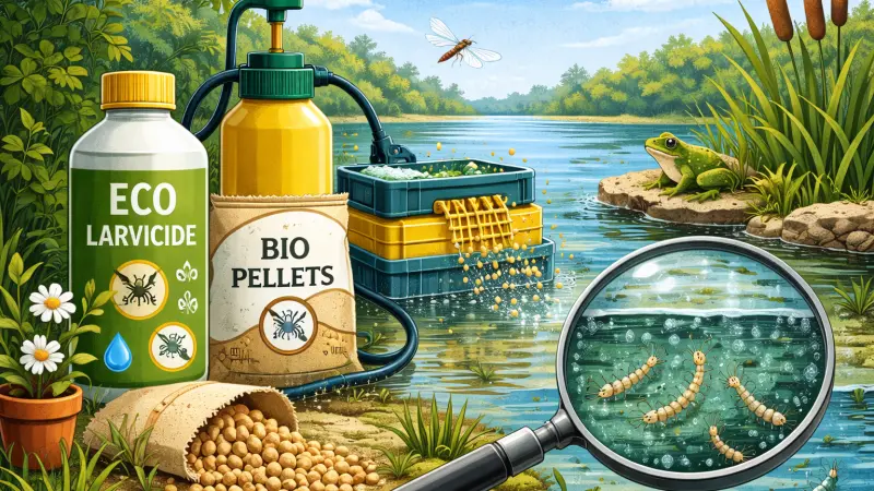 The Role of Larvicides in Water Pest Management