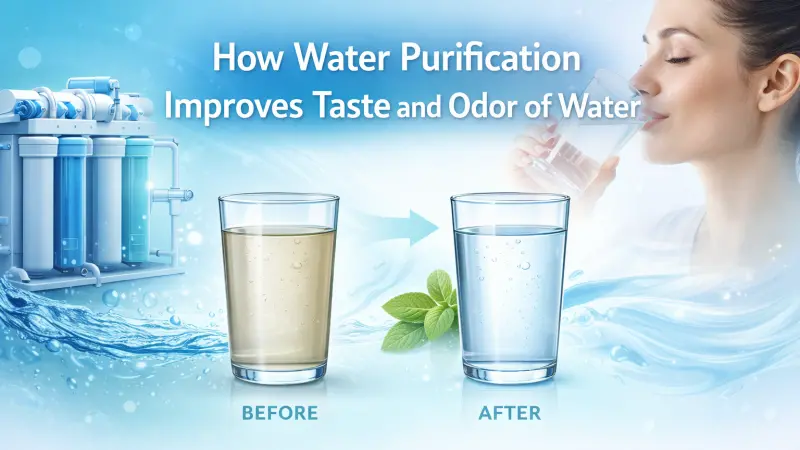 How Water Purification Improves Taste and Odor of Water for UK Homes