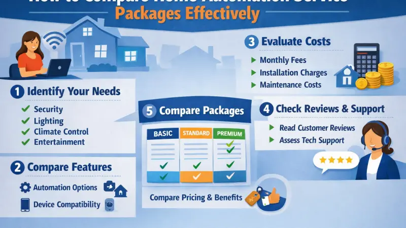 How to Compare Home Automation Service Packages Effectively
