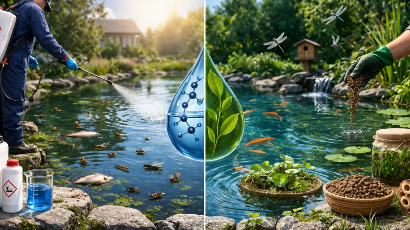 Choosing Between Chemical and Natural Water Pest Control