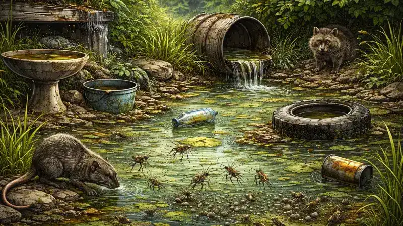 The Impact of Standing Water on Pest Populations
