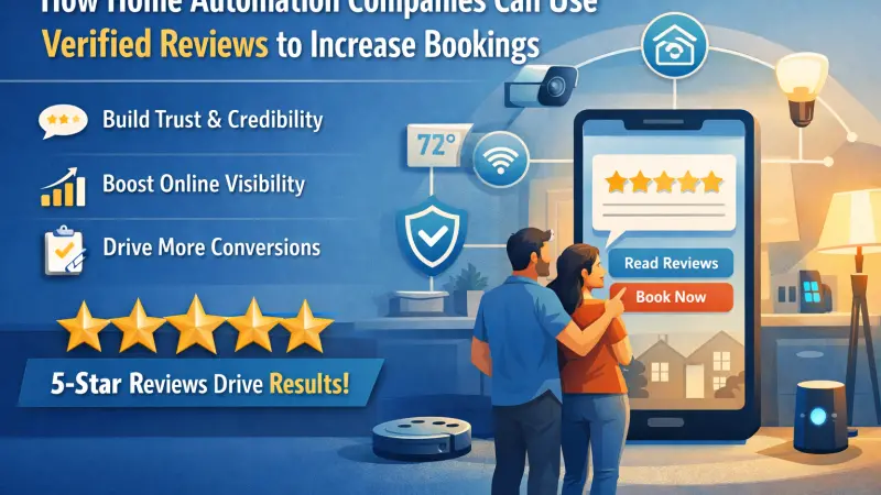 How Home Automation Companies Can Use Verified Reviews to Increase Bookings