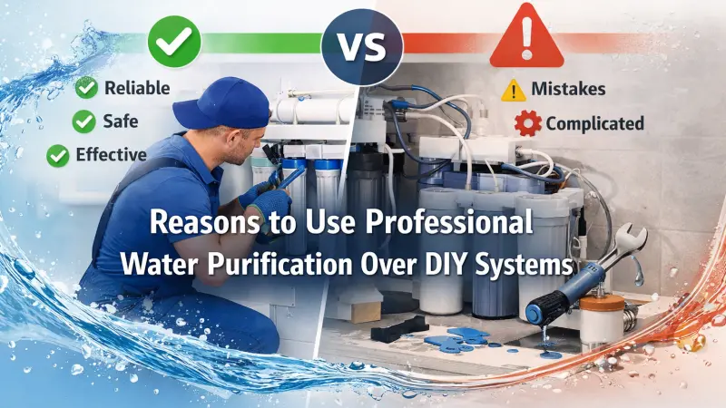 Professional Water Purification Versus Manual DIY Filtration Systems