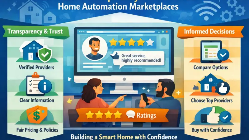 The Role of Transparency and Reviews in Home Automation Marketplaces