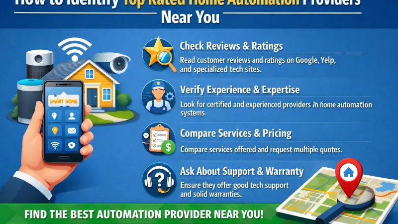 How to Identify Top Rated Home Automation Providers Near You