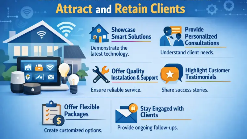 Best Practices for Home Automation Businesses to Attract and Retain Clients