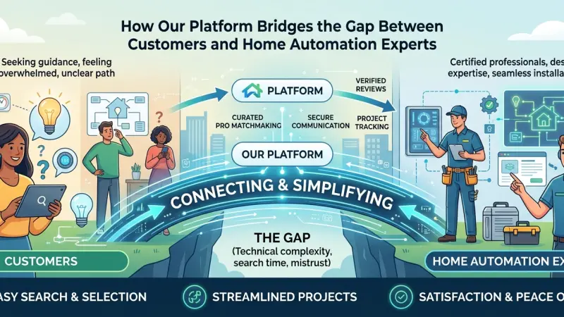 How Our Platform Bridges the Gap Between Customers and Home Automation Experts