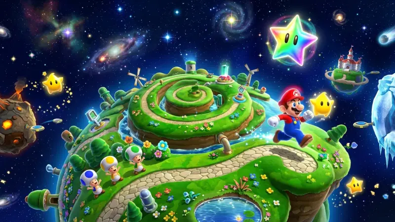 Super Mario Galaxy Journey Beyond the Stars