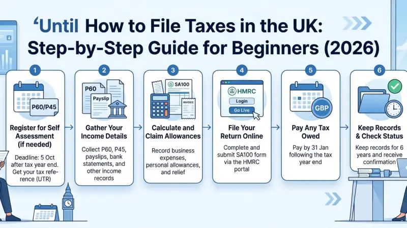 How to File Taxes in the UK Step by Step Guide for Beginners 2026