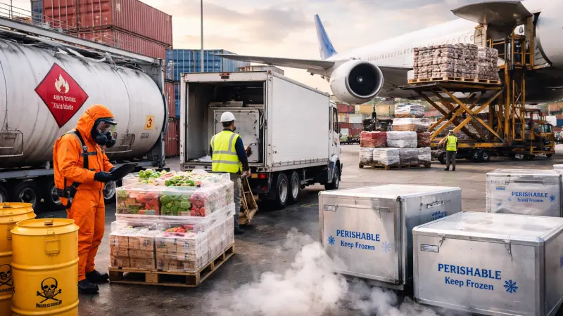 How Different Freight Services Handle Dangerous and Perishable Goods