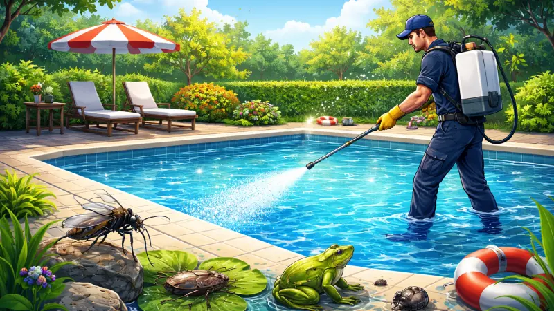 How Water Pest Control Services Protect Pool Areas