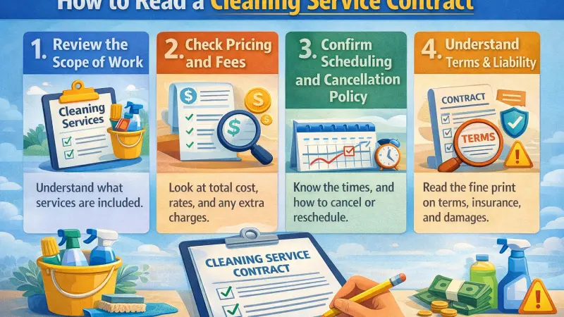 How to Read a Cleaning Service Contract Expert Guide