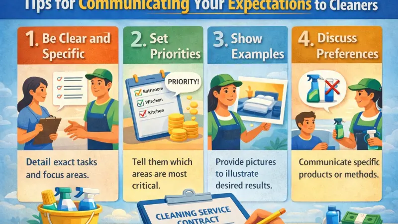 Tips for Communicating Your Expectations to Cleaners