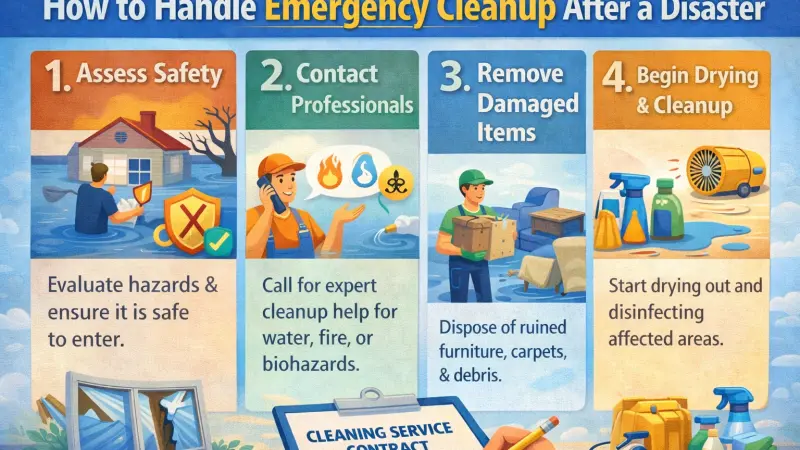 How to Handle Emergency Cleanup After a Disaster