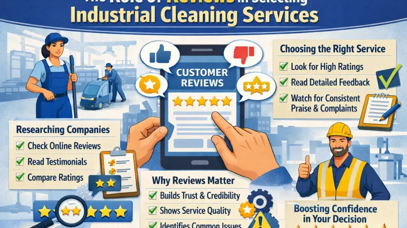 Role of Reviews in Selecting Industrial Cleaning Services