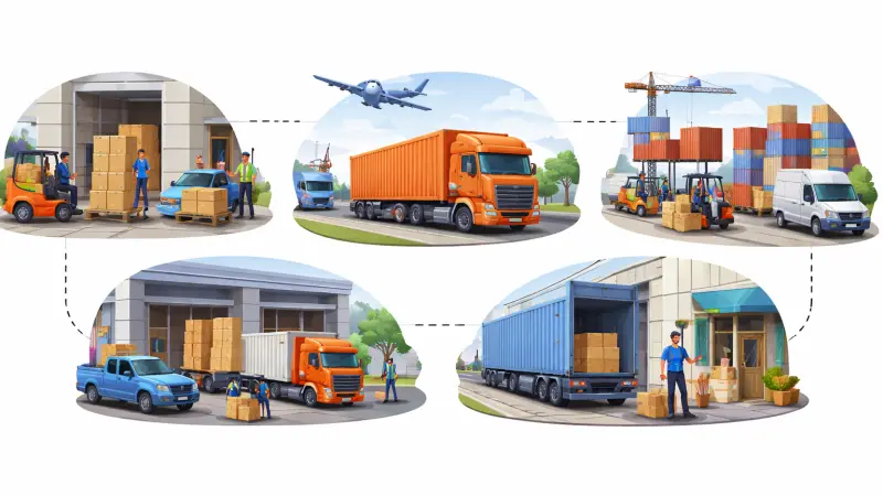 Step by Step Process of Freight Shipping From Pickup to Delivery