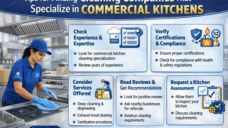 Finding Specialist Cleaning Companies for Commercial Kitchens