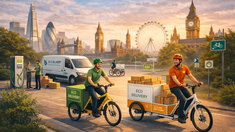 Sustainable Logistics Cargo Bikes and Last-Mile Delivery in London